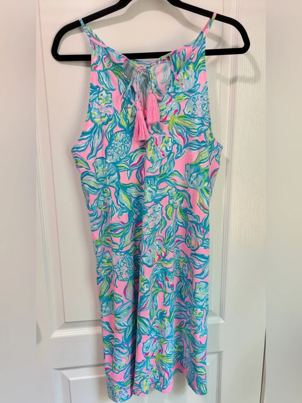 Lilly Pulitzer Pelican Pink Off The Scales Margot Swing Dress - Picture 10 of 12